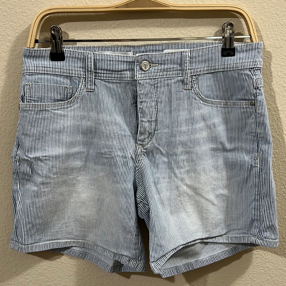 Anthropologie Pilcro & The Letter Press Hyphen Stripe Blue White Women S 28